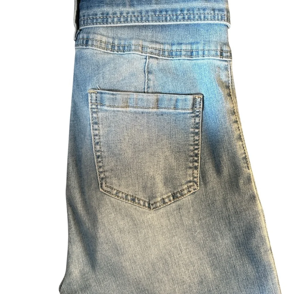 Flying Tomato Women’s Blue Wide Leg Jeans. Size L - Picture 6 of 9